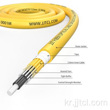 최상의 품질 12.2mm 12F 브레이크 아웃 케이블